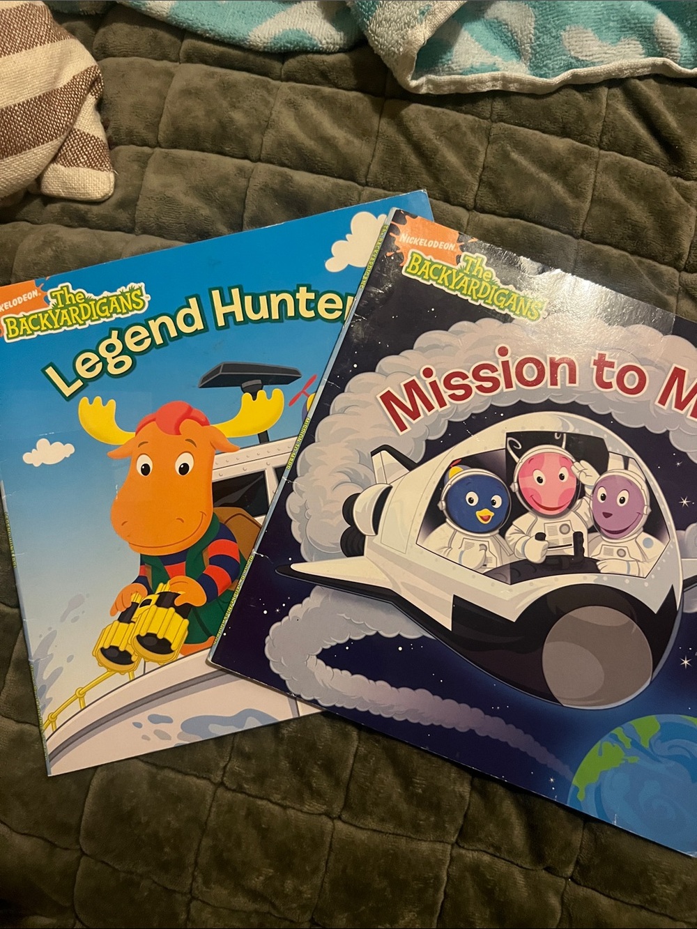 Backyardigans Kids Book Set - Legend Hunter & Mission to Mars (Blue, Multicolor)